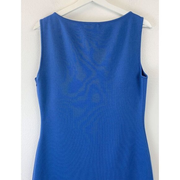 NWT St. John Knit Wool-blend Sheath Dress - Picture 5 of 9